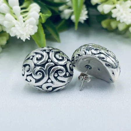Filigree Pattern Dome Studs 25x20