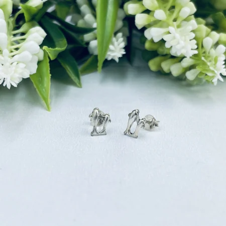 Double Dolphin Studs 7mm