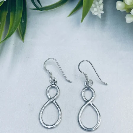 Sterling Silver Infinity Earring 25mm