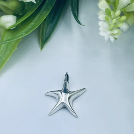 Sterling Silver StarFish Pendant 17x15