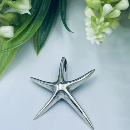 Sterling Silver StarFish Pendant 33x27