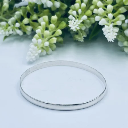Sterling Silver Toddler Bangle 55mm diameter