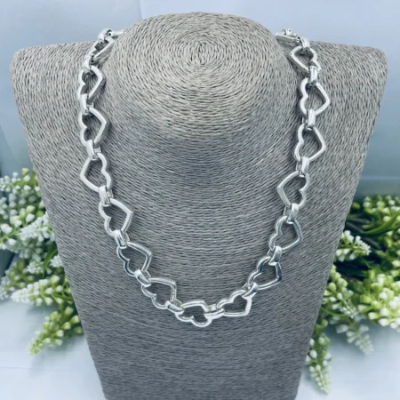 Sterling Silver Heart Shape Necklace