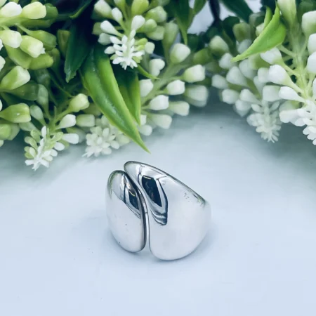 Sterling Silver 22mm Bulky Plain ring