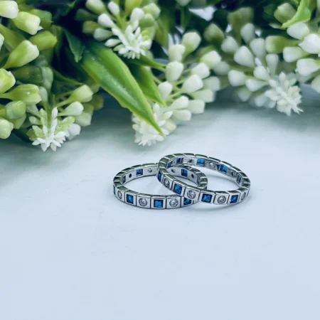 Sterling Silver Full Eternity Ring (Bernice)