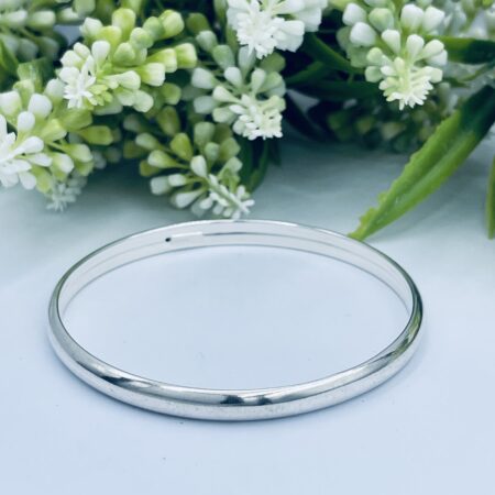 Plain Silver Bangle 6mm (70 diameter)