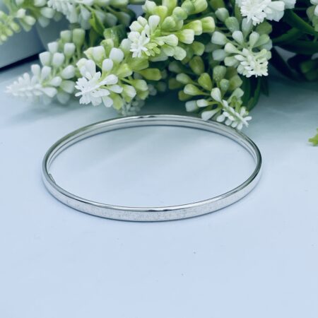Plain Silver Bangle 5mm