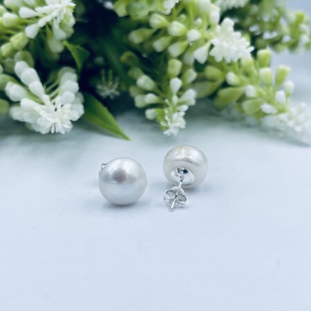 Sterling Silver Freshwater Pearl Studs 12mm
